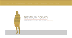 Desktop Screenshot of mevrouwhoeven.nl